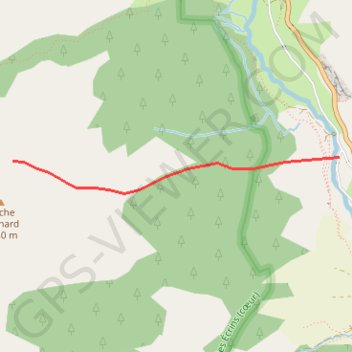 Crête de Roche Bernard GPS track, route, trail
