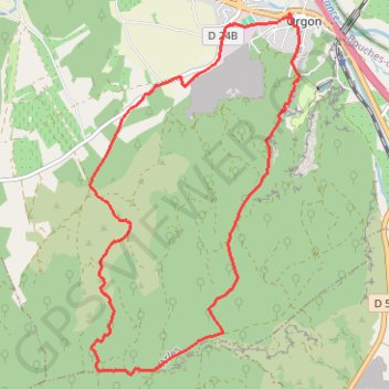 Autour de Orgon GPS track, route, trail