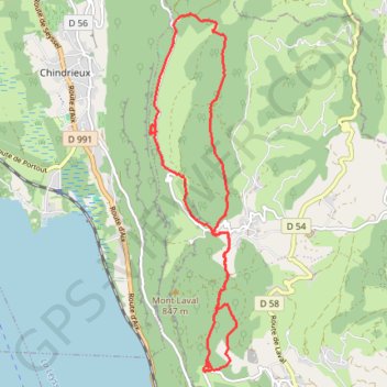 La Chambotte GPS track, route, trail