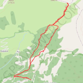 Roc Ciardonet GPS track, route, trail