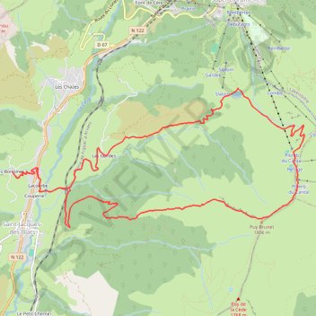 Le plmomb du cantal GPS track, route, trail