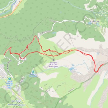 Vers le petit Taillefer GPS track, route, trail