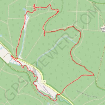 Balade de Messigny GPS track, route, trail