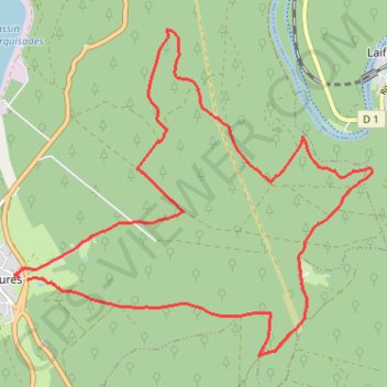 Les Mazures Les dames de Meuse GPS track, route, trail