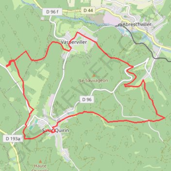Circuit des 7 Roses GPS track, route, trail