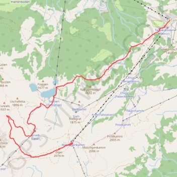 Flumserberg GPS track, route, trail