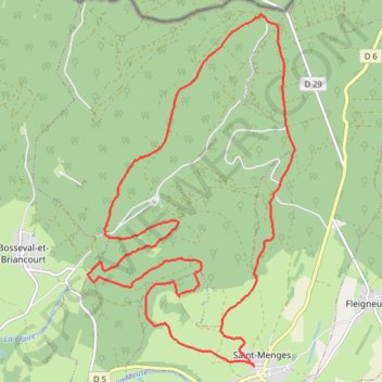 Saint menges GPS track, route, trail