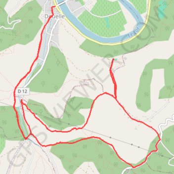 Douelle-RC GPS track, route, trail