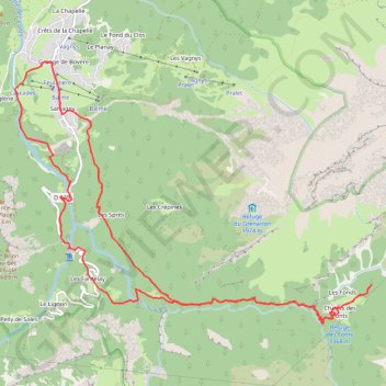 Cirque des Fonds - Haut-Giffre GPS track, route, trail
