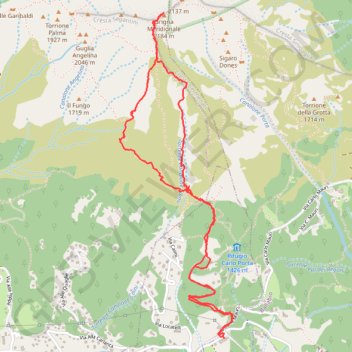 Traccia corrente: 13 MAR 2016 07:40 GPS track, route, trail