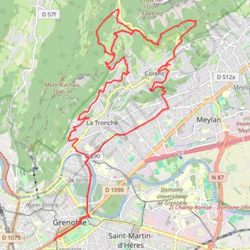 Col de Vence GPS track, route, trail