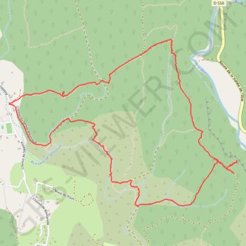L'Arche de Lagorce GPS track, route, trail