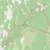 Boucle de Saumane par Saint Gens GPS track, route, trail