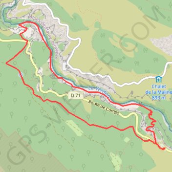 SENTIER VIDAL GPS track, route, trail