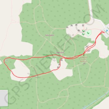 Redwood Park Loop GPS track, route, trail