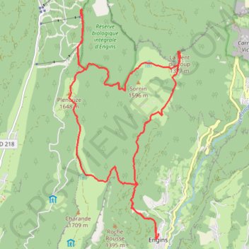 Dent du Loup (Vercors) GPS track, route, trail