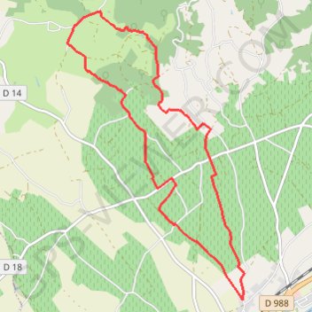 L'Isle-sur-Tarn GRP GPS track, route, trail