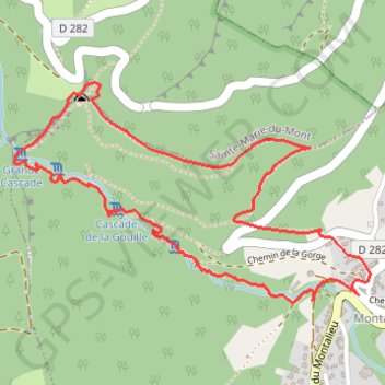 Le Ruisseau d'Alloix - Montalieu GPS track, route, trail