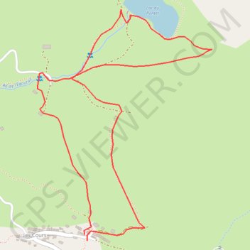 Lac du Pontet GPS track, route, trail