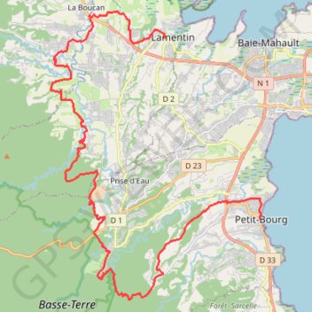 45 Km GPS track, route, trail