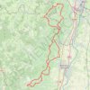 Les Crûs du Beaujolais GPS track, route, trail