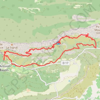 Chapelle Saint Ser GPS track, route, trail