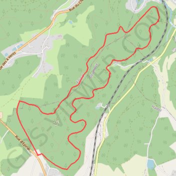 Circuit du Bambois - Épinal GPS track, route, trail