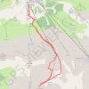 Tête des Lindars GPS track, route, trail