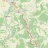 De Cravant à Saint Moré GPS track, route, trail