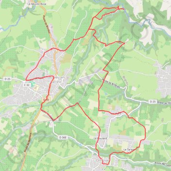 Orlienas-Soucieu GPS track, route, trail