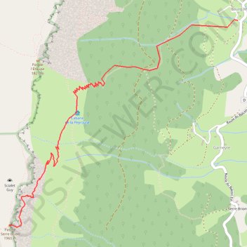 Pas de Serre-Brion GPS track, route, trail