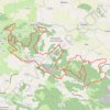 Autour d'Aurignac GPS track, route, trail