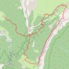 Les crêtes, du Col de l'Alpe jusqu'au Fourneau GPS track, route, trail