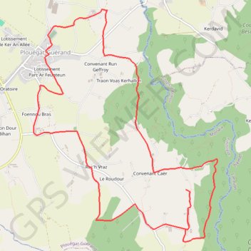 Sent Douron - Plouégat-Guérand GPS track, route, trail