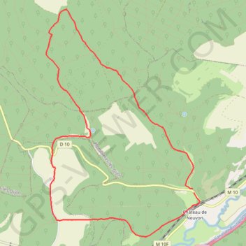 Viaduc de Neuvon GPS track, route, trail