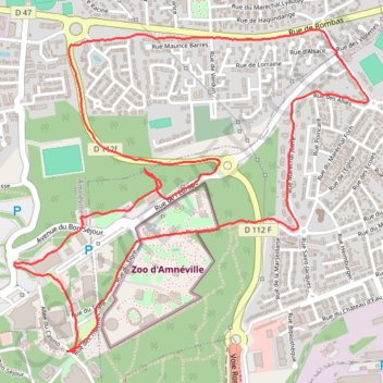 Amnéville GPS track, route, trail