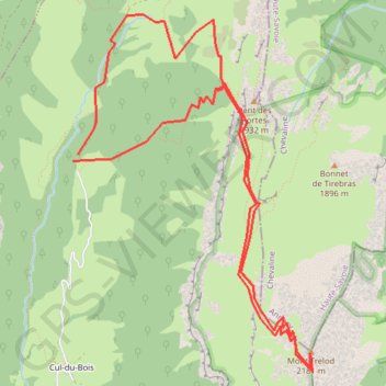 Le Trelod GPS track, route, trail