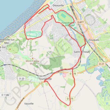42Kdeauville2021 GPS track, route, trail