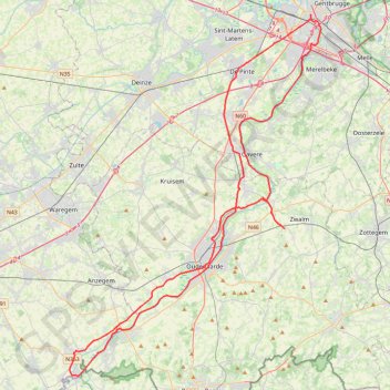 SDB-Gent-Avelgem GPS track, route, trail