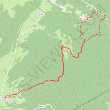 Cerniebaud La Bourre GPS track, route, trail