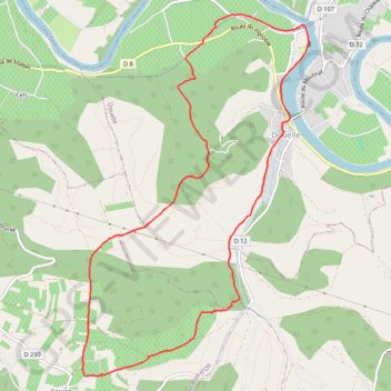De Douelle à Cournou (Lot) GPS track, route, trail