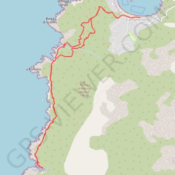 Aucia - Campomoro GPS track, route, trail