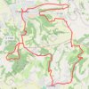 De Chaponnay à Luzinay GPS track, route, trail