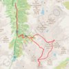 Cestrède - Barbe de Bouc - Chanchou depuis le refuge Russell GPS track, route, trail