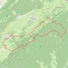 Le Mont Noir côté Prés d'Haut et Cernois GPS track, route, trail
