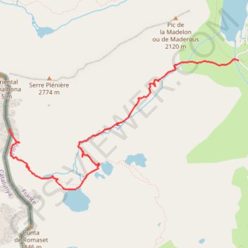 Pic Sud de Canalbonne GPS track, route, trail