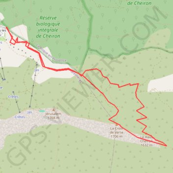 Les marmottes de gréo GPS track, route, trail