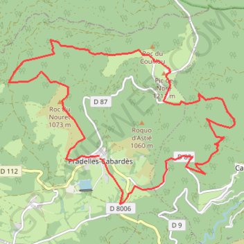 Boucle Pic de Nore GPS track, route, trail