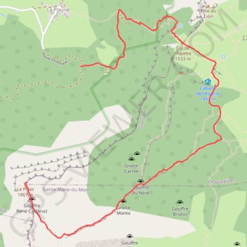 Le Pinet - Entremont-le-Vieux GPS track, route, trail