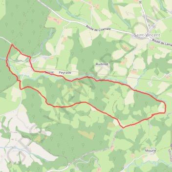 Circuit des Serres - Coarraze GPS track, route, trail
